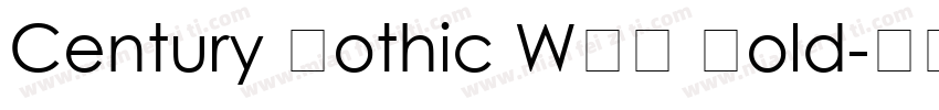 Century Gothic WGL Bold字体转换